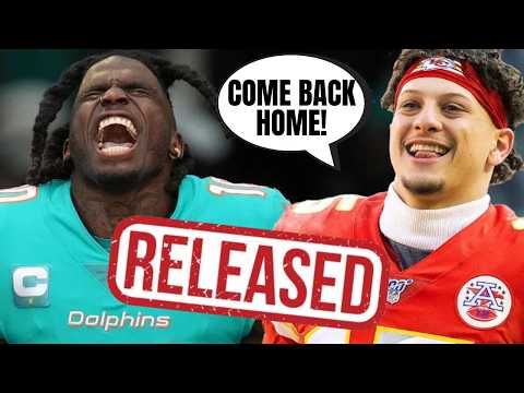 Tyreek Hill RELEASED By The Dolphins! | Headed For Reunion With Mahomes And The Chiefs?