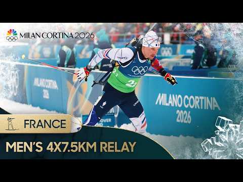 Frances clinches FIRST Winter Olympic gold in men’s 4×7.5km biathlon relay | NBC Sports