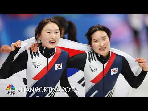 South Korea BATTLES to seventh women’s short track relay title | Winter Olympics 2026 | NBC Sports