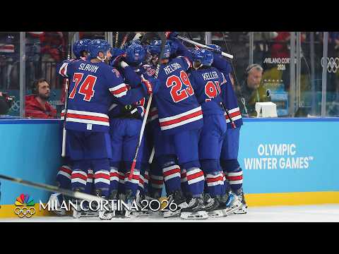 Quinn Hughes’ CLUTCH overtime goal sends Team USA to semifinals | Winter Olympics 2026 | NBC Sports