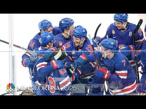 Quinn Hughes steps up as Team USA hockey rallies to down Sweden | Winter Olympics 2026 | NBC Sports