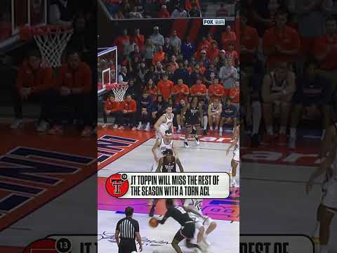 Texas Tech’s JT Toppin will be out for the rest of the season after suffering a torn ACL #texastech