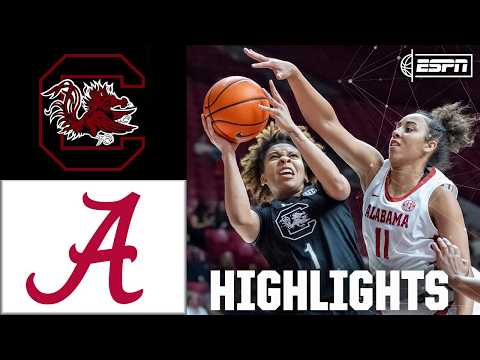 South Carolina Gamecocks vs. Alabama Crimson Tide | Full Game Highlights | ESPN College Basketball