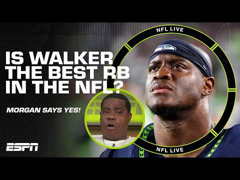 Tracy Morgan calls Kenneth Walker III the BEST running back in the league 👀 | NFL Live
