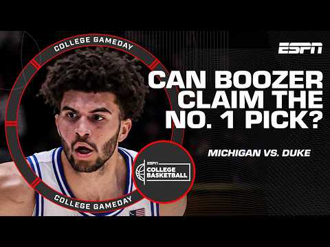 Can Cameron Boozer become the No. 1 pick in Duke’s matchup vs. Michigan? | College GameDay