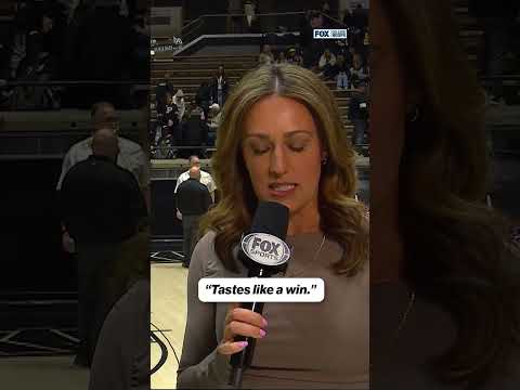 Winners. Drink. Milk. Indiana native Braden Smith is very familiar with the INDY 500 🥛 #CBB #indy500