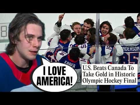 Team USA Men’s Hockey BEATS Canada To Win Gold, Jack Hughes PRAISES America After Epic Goal!