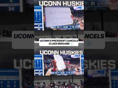 UConn students got a nice surprise during the game ๐
#uconn #basketball