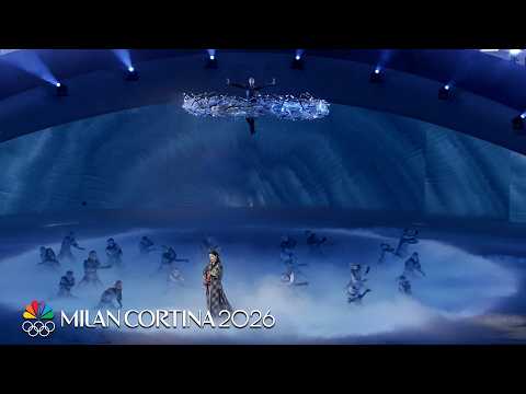 Water cycle performance at Closing Ceremony features ‘Il Mondo’ | Winter Olympics 2026 | NBC Sports
