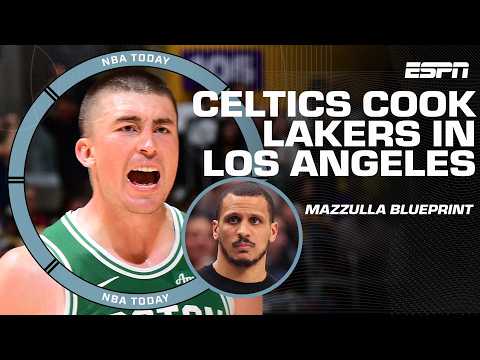 JOE MAZZULLA BLUEPRINT 😤 The Celtics got their FEET HOT vs. the Lakers – Perk | NBA Today