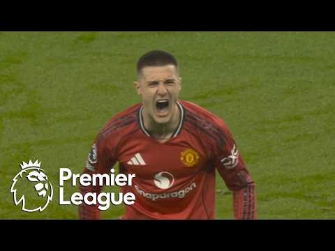 Benjamin Sesko slots home Manchester United’s opener against Everton | Premier League | NBC Sports