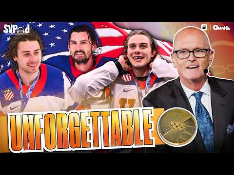 UNFORGETTABLE! SVP REACTS to USA winning GOLD in hockey 🏅 | SVPod
