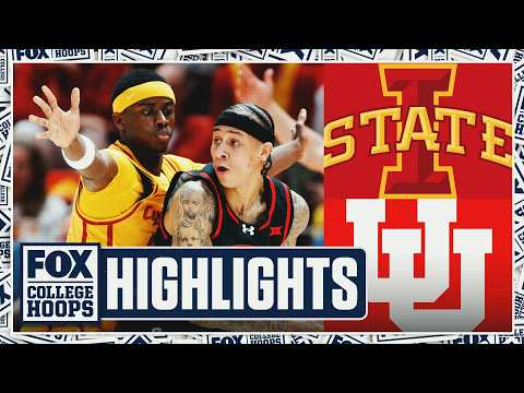 No. 4 Iowa State Cyclones vs. Utah Utes Highlights 🏀 FOX College Hoops