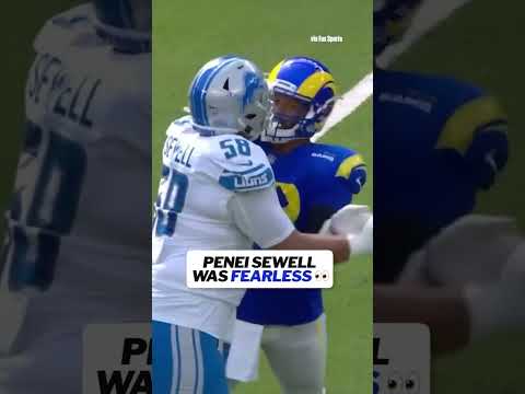 He wasn’t afraid of Aaron Donald 😤 #nfl