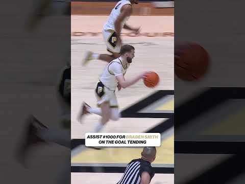 Braden Smith gets assist No. 1000 💪 #basketball #assist #purdue #cbb