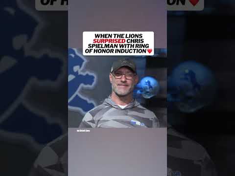 A special moment for the former Lions linebacker 💙