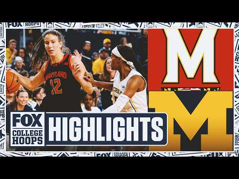 No. 14 Maryland Terrapins vs. No. 8 Michigan Wolverines Highlights 🏀 FOX College Hoops
