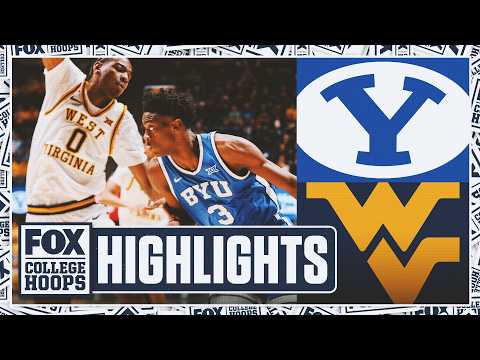 No. 19 BYU Cougars vs. West Virginia Mountaineers Highlights 🏀 FOX College Hoops