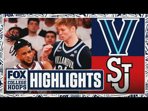 Villanova Wildcats vs. No. 15 St. John’s Red Storm Highlights 🏀 FOX College Hoops