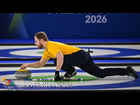 Rasmus Wrana leads Sweden to curling victory over Czechia | Winter Olympics 2026 | NBC Sports