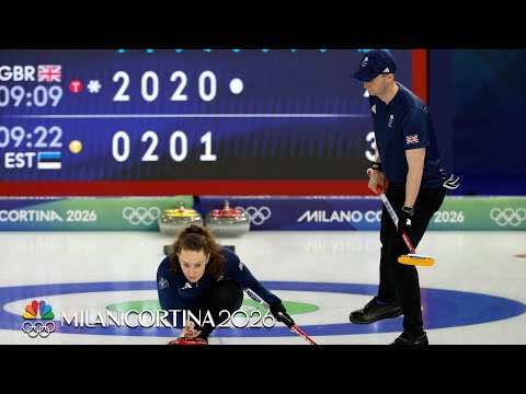 Great Britain’s seventh end clutch paves way for win vs. Estonia | Winter Olympics 2026 | NBC Sports