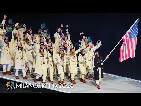 Team USA struts its stuff at Milan Cortina Opening Ceremony | Winter Olympics 2026 | NBC Sports
