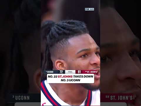 ST. JOHN’S UPSETS UCONN AT MSG 🔥 Sponsored by @Jeep #Jeep #StJohns #UConn
