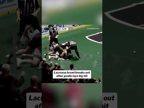 MASSIVE brawl ignites in National Lacrosse League.