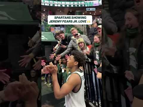 Jeremy Fears Jr. embracing with the fans after the win Sponsored by@RamTrucks #RamTrucks