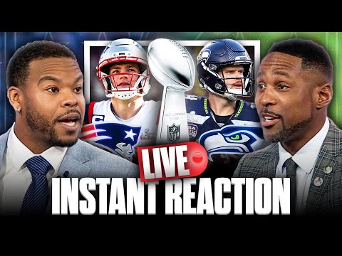 Patriots vs Seahawks Super Bowl INSTANT REACTION LIVE ✅🏆