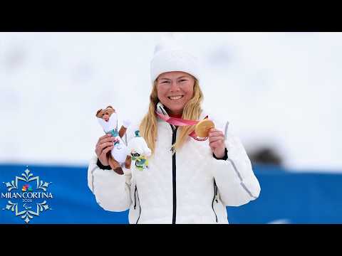 Sydney Peterson receives first career individual Paralympic gold at 10km medal ceremony | NBC Sports