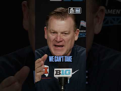 Illinois HC Brad Underwood responds to criticism #basketball #illinois #question #cbb
