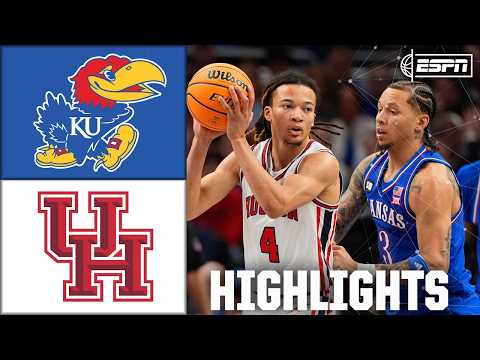 Big 12 Tournament: Kansas Jayhawks vs. Houston Cougars | Full Game Highlights | ESPN CBB