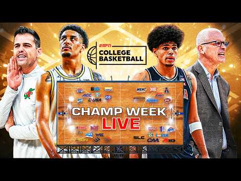 🚨 Champ Week Chaos! Tickets Punched, Bubble Bursting, Bracket Debates | Champ Week Live