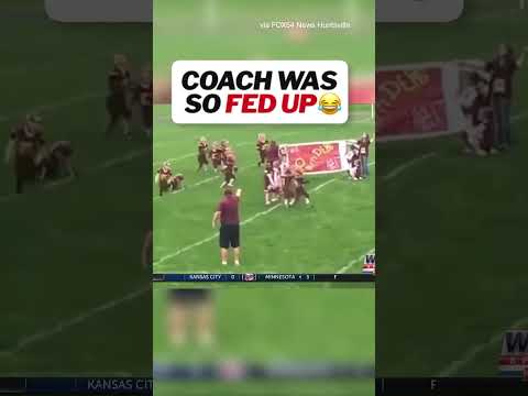 Coach couldn’t take it 💀