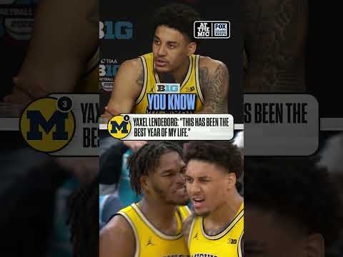 ‘This has been the best year of my life’ ❤️ #michigan #basketball #cbb
