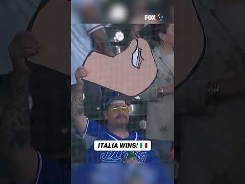 ITALY IS HAVING FUN 🇮🇹 #italy #worldbaseballclassic