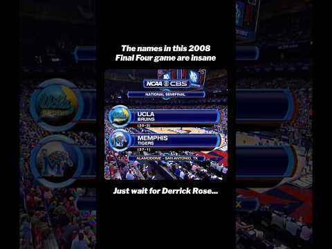 Memphis defeated UCLA 78-63 to advance to the 2008 National Championship Game #collegebasketball
