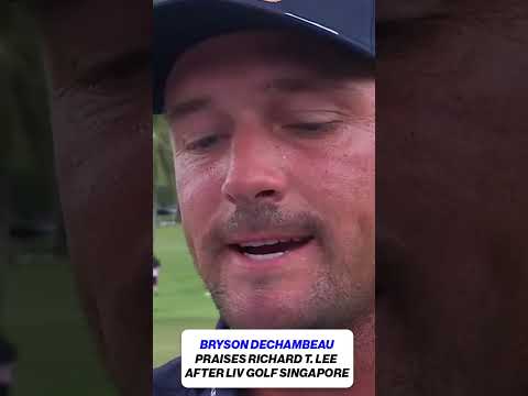 Bryson DeChambeau on Winning LIV Golf Singapore after Heartbreaking ending #golf #livgolf #swing