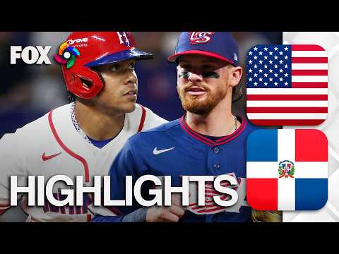 United States vs. Dominican Republic Highlights ⚾ World Baseball Classic on FOX