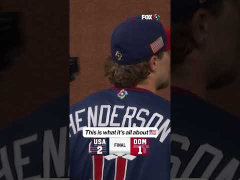 Team USA soaking in the moment after the big win. #WBC #WorldBaseballClassic #MLB #USA