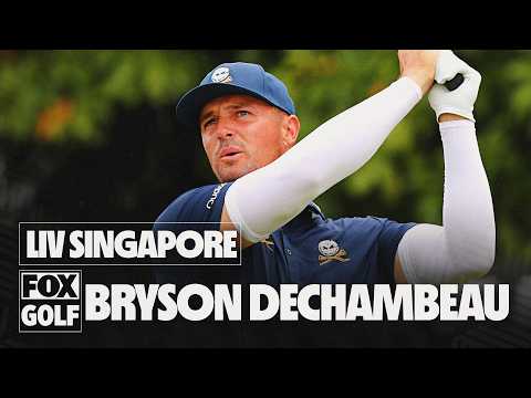 Bryson DeChambeau’s Final Round at LIV Golf Singapore ⛳️ Golf on FOX
