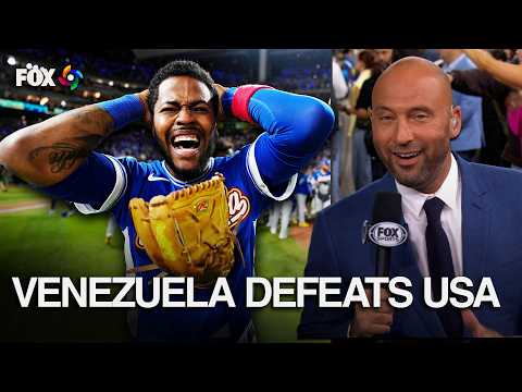 🚨Venezuela WINS WBC Championship 🏆 Papi, A-Rod & Jeter REACTS win over United States