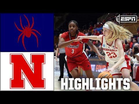 First Four: Richmond Spiders 🆚 Nebraska Cornhuskers | Women’s NCAA Tournament | Full Game Highlights