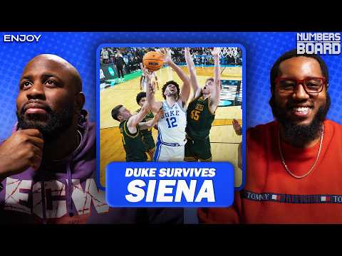 Siena suffered ‘morale killers’ vs. Duke in narrow upset bid | Numbers on the Board | NBA on NBC
