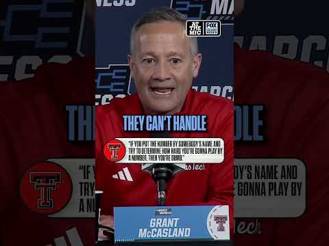 Texas Tech is taking EVERY team seriously 👀 #basketball #texastech #marchmadness