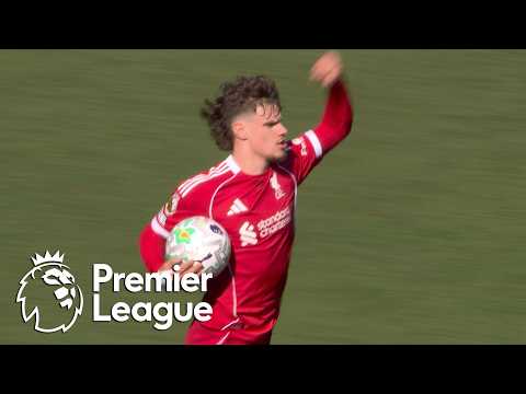 Milos Kerkez punishes Brighton to bring Liverpool level at 1-1 | Premier League | NBC Sports