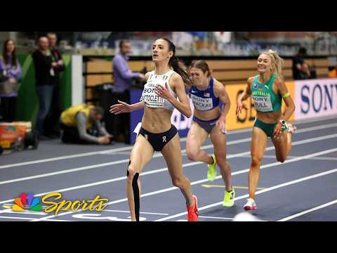 Nadia Battocletti rides last-lap SURGE to indoor 3k gold at World Indoor Championships | NBC Sports