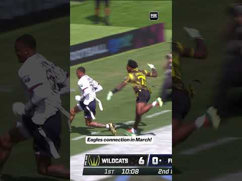 Jalen Hurts deep ball to DeVonta Smith! 🦅