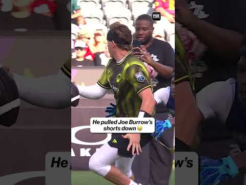 Ayo 😂 #JoeBurrow #FlagFootball #NFL